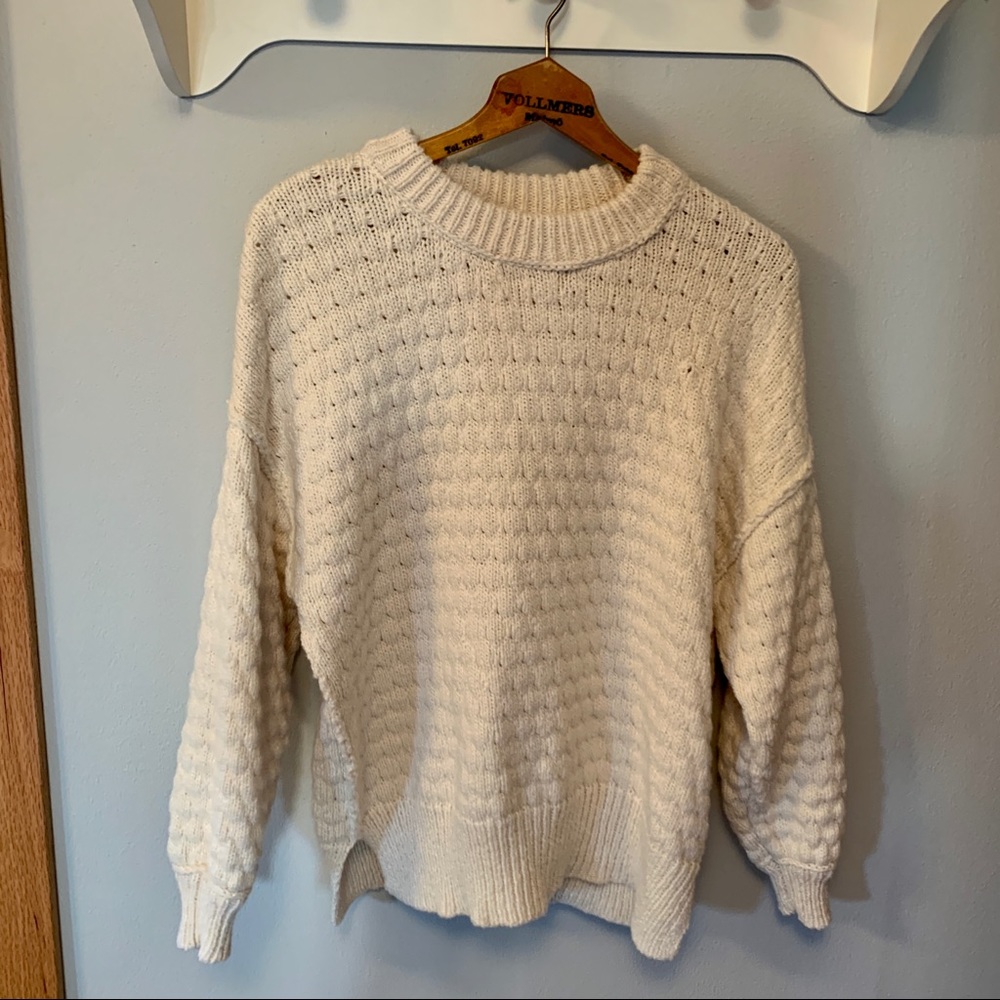 Aerie knitted white sweater